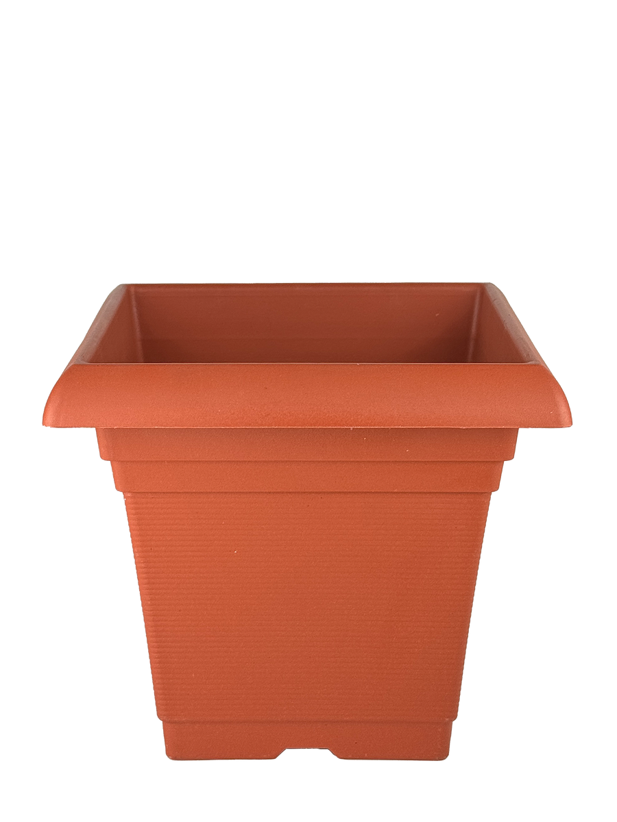 terra cotta plastic planter Square Plastic Terracotta Planter – Happy Valley Plants