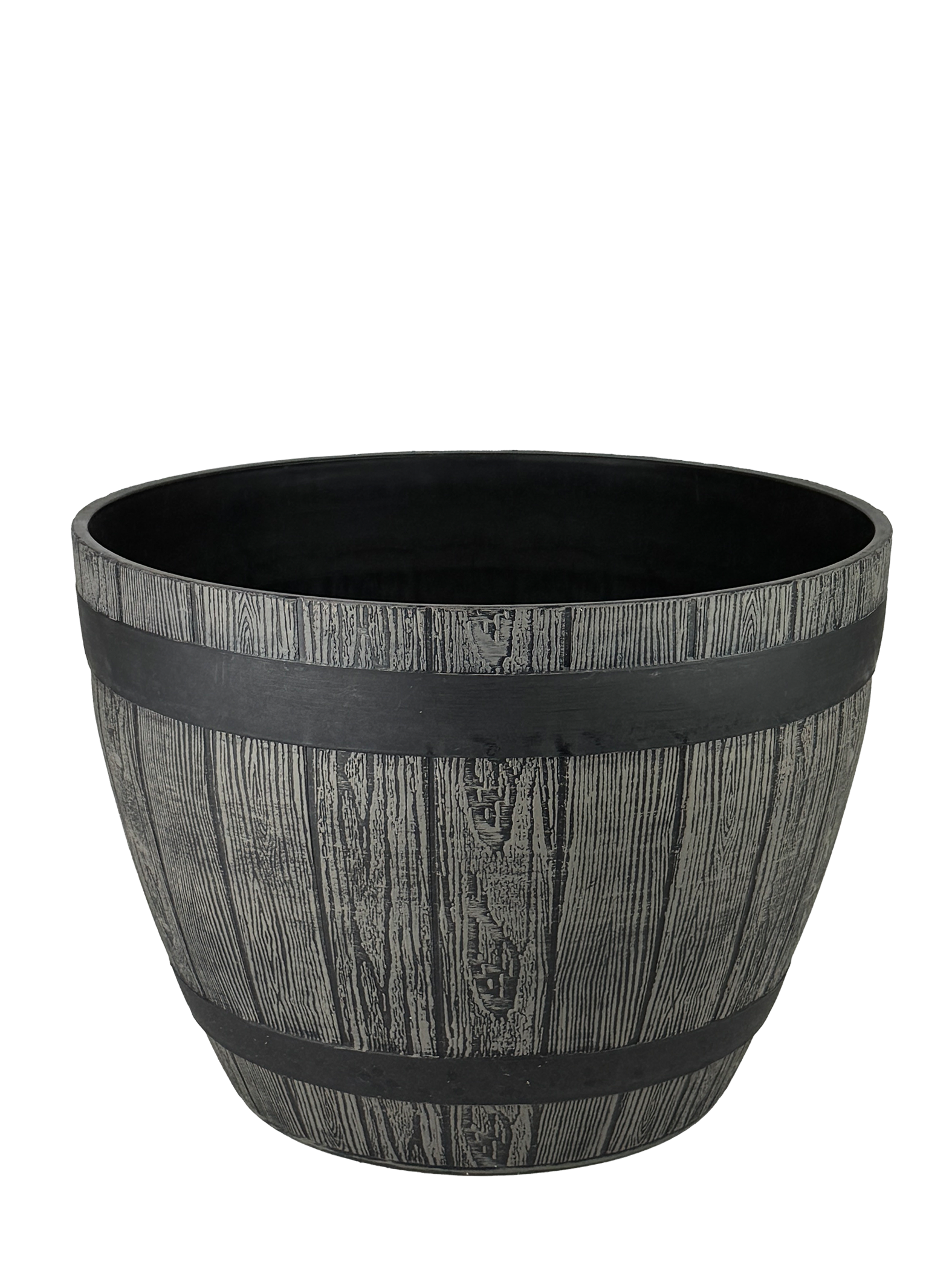 barrel planter plastic Whiskey Barrel Planter - Medium