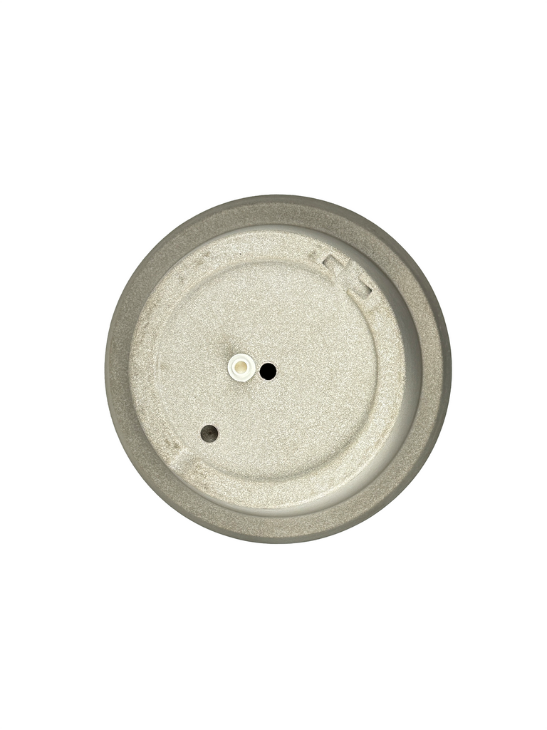 Top-down view of the Nordic Hand Brush Cement Floor Planter Pot, displaying its clean lines and versatile design. Perfect for outdoor spaces, the planter adds a modern, minimalistic touch to any garden or patio.